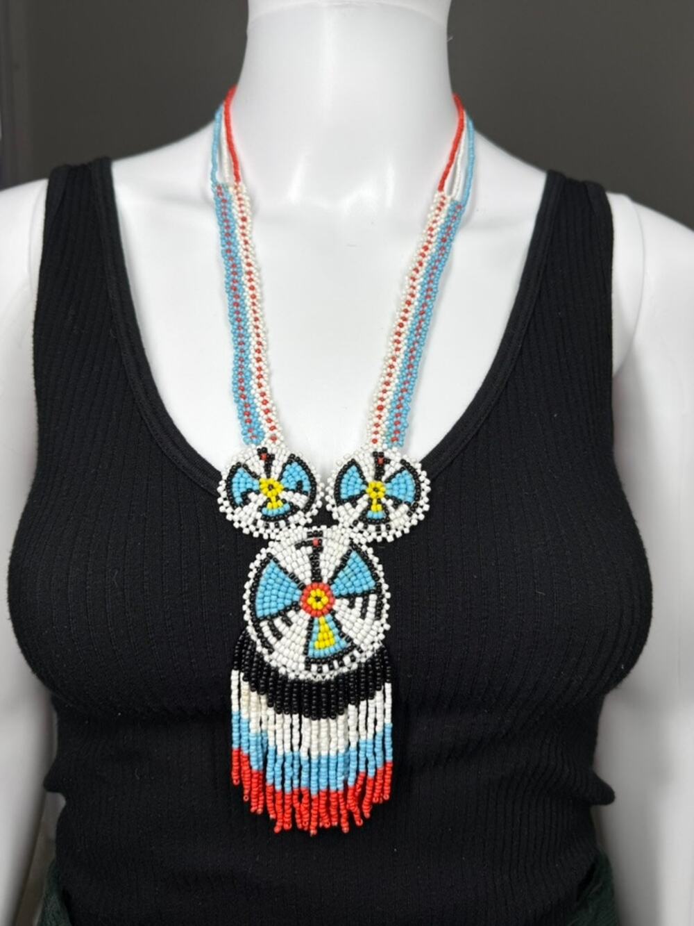 Native American Inspired Beaded Necklace